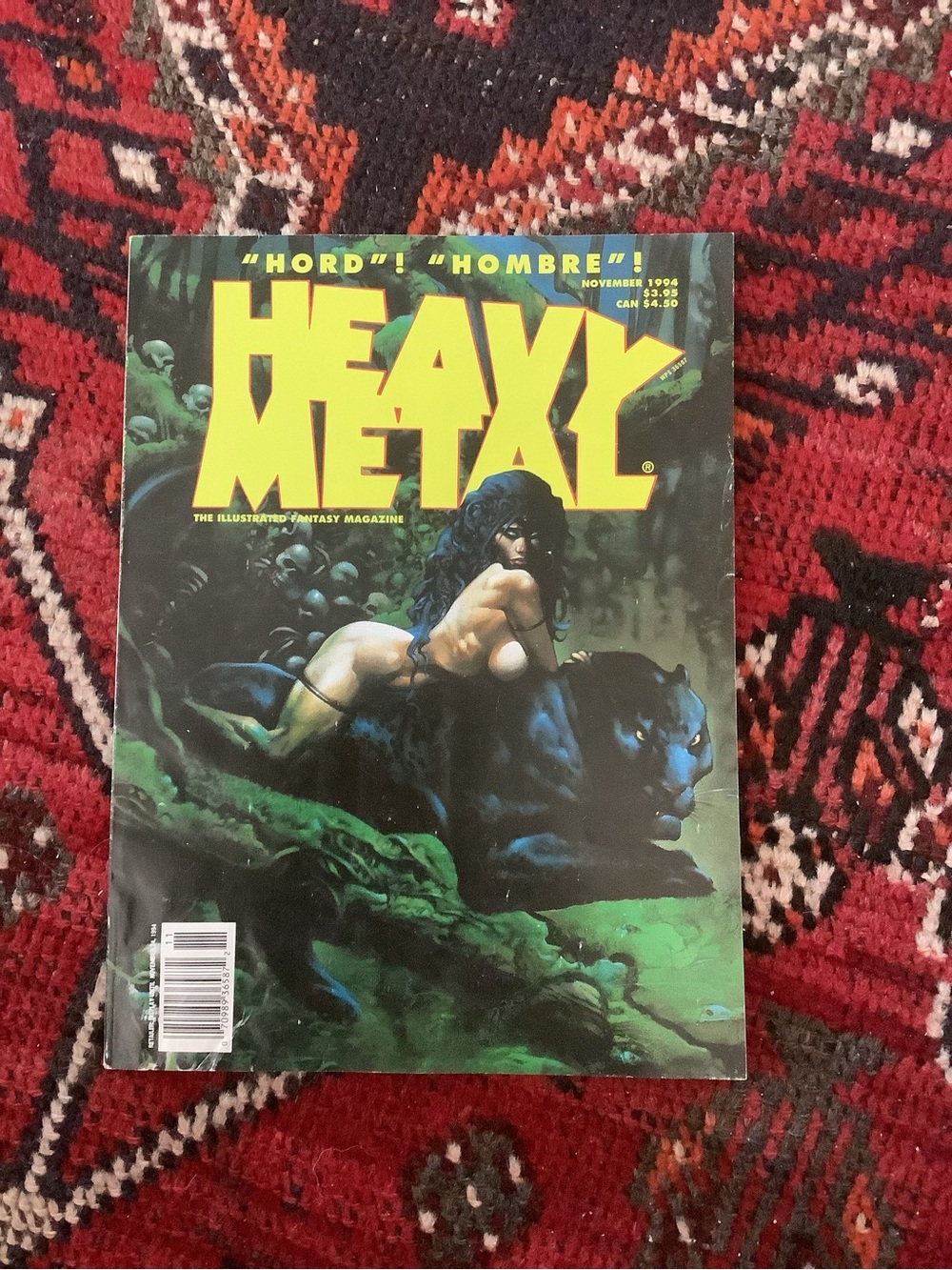 Vintage 1994 Heavy Metal Magazine